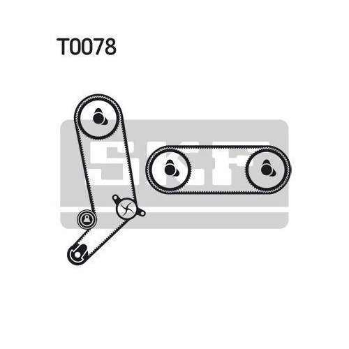 Комплект ременя ГРМ SKF VKMA 01271, фото №2