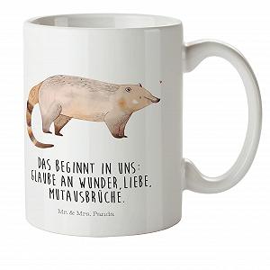 Кружка Mr. & Mrs. Panda Детская Носуха Пластиковая Разноцветная - Фото 1