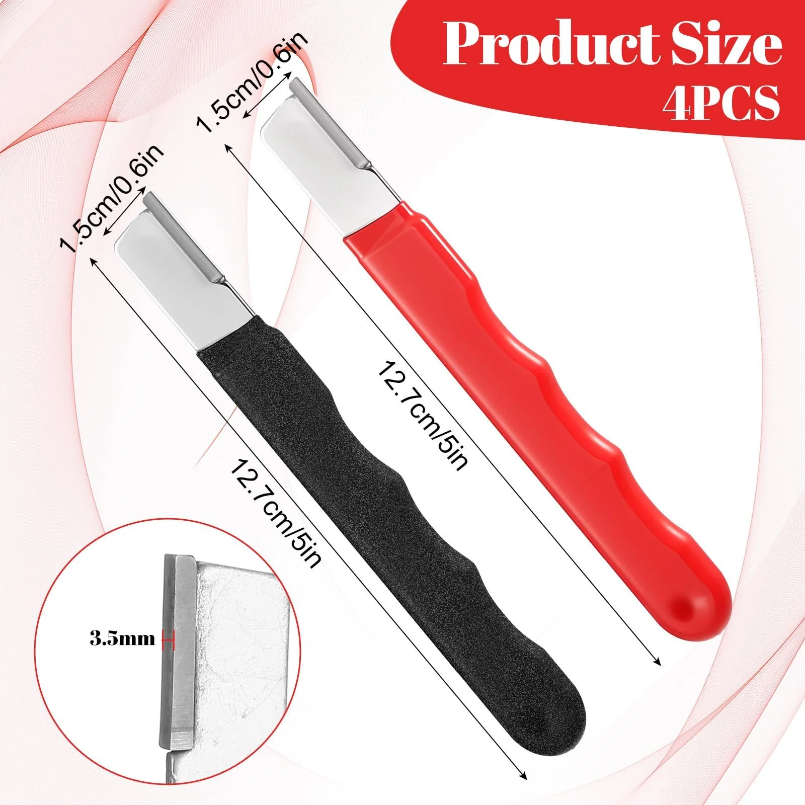 Кишенькове Точило для лез Набір 4 шт. Портативна багатофункціональна для садового інструменту сокир та ножиць, фото №2