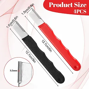 Карманная точилка для лезвий Набор 4 шт. Портативная многофункциональная для садового инструмента топоров и ножниц synthetic.ua - Фото 1