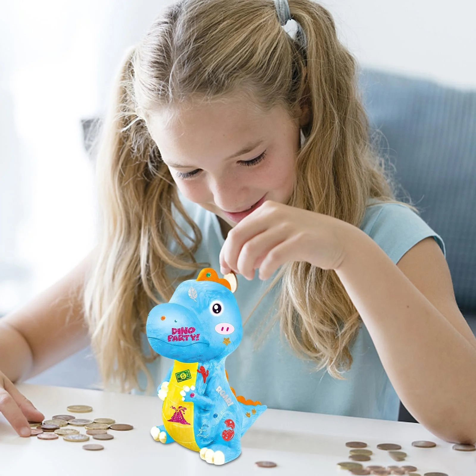 Скарбничка Динозавр DIY Набір для творчості, фото №7