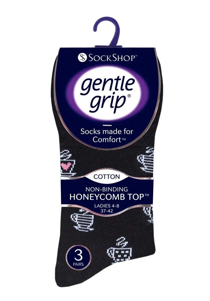 Шкарпетки Gentle Grip Бавовняні Без Гумки, 6 пар, фото №2