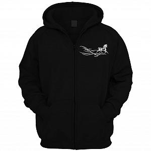 Дитяча куртка з капюшоном Cold Blooded Horses Sayings (з принтом на спині) synthetic.ua - Фото 1