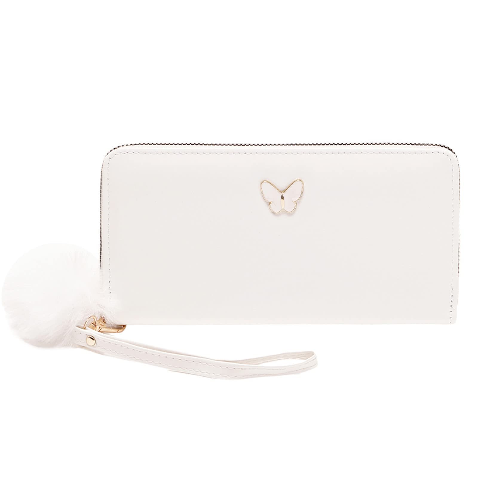 Кошелек Fashion Bow Dekoration Практичная легкая сумочка на молнии White One Size, фото №1
