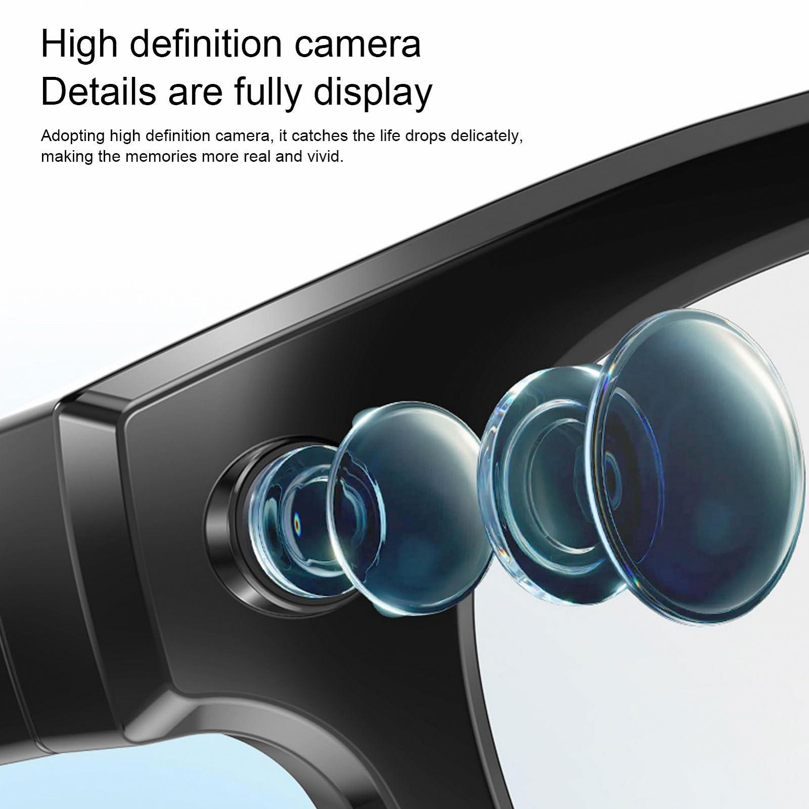 Розумні окуляри для перекладу AI з голосовим помічником Chat GPT, Bluetooth, переклад 11 мовами, фото №5