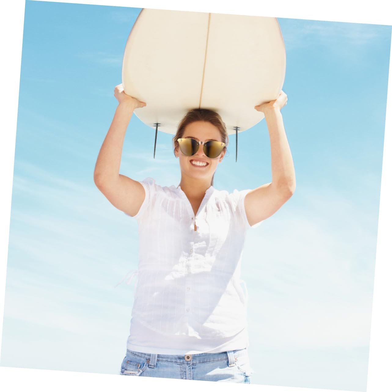 Набір сонцезахисних окулярів, 3 шт, Ретро оправа, фото №2