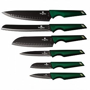 Набір ножів Berlinger Haus Emerald Collection BH-2591, 6 шт., різні характеристики, зелений - Фото 1