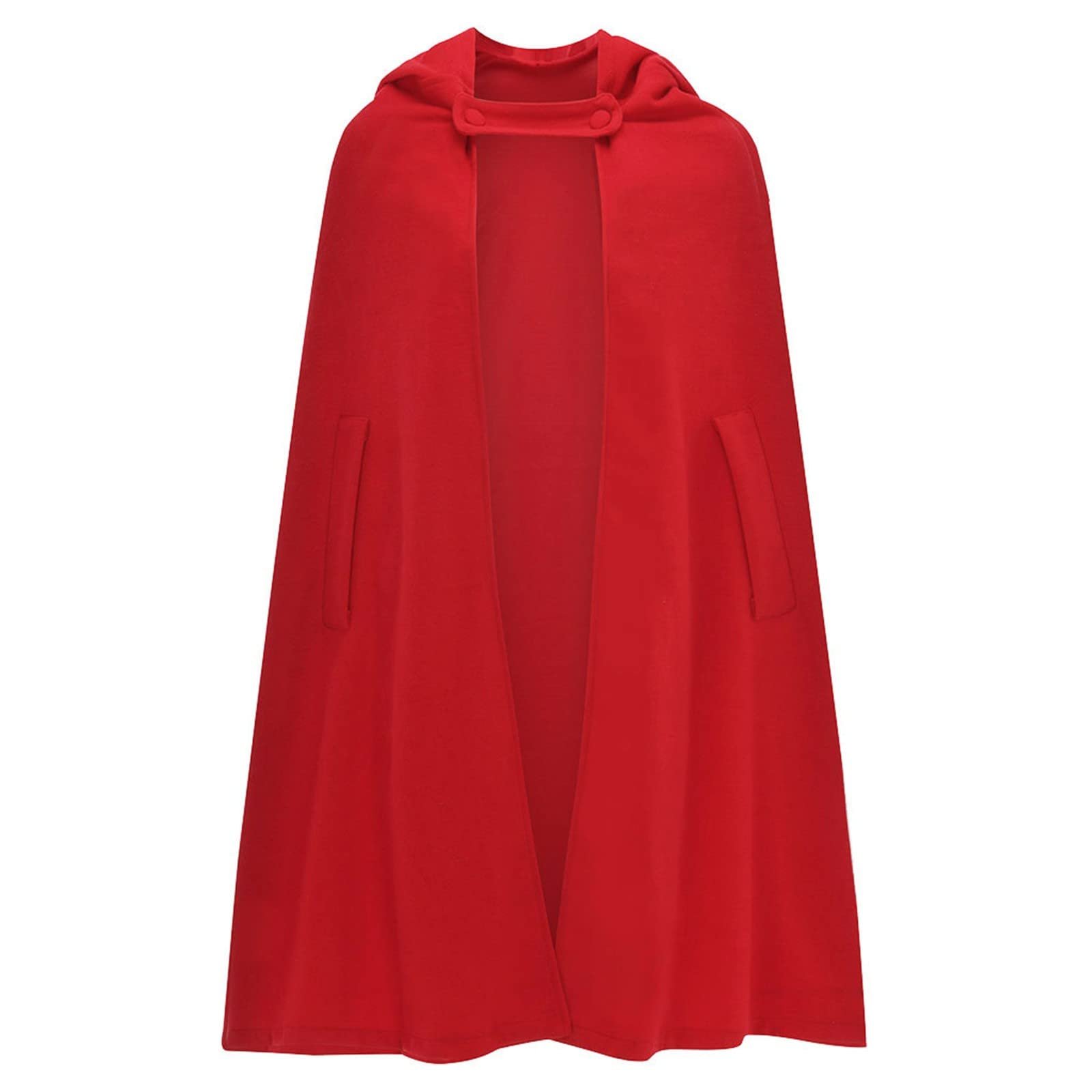 Жіноче пальто-накидка з капюшоном Зимове, фото №7