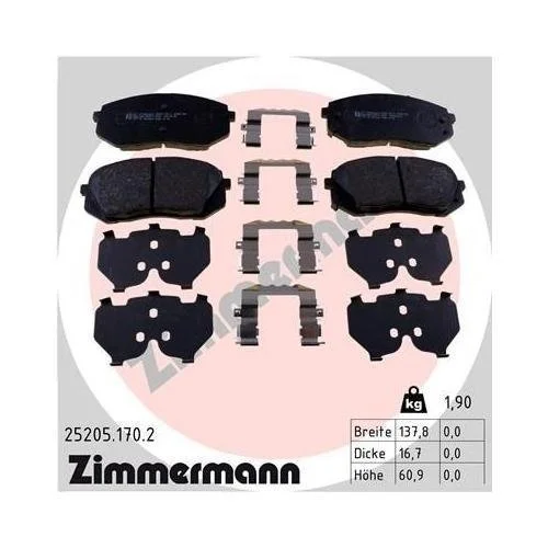 Гальмівний диск ZIMMERMANN COAT Z 285.3519.20 для HYUNDAI KIA HYUNDAI (BEIJING), фото №4