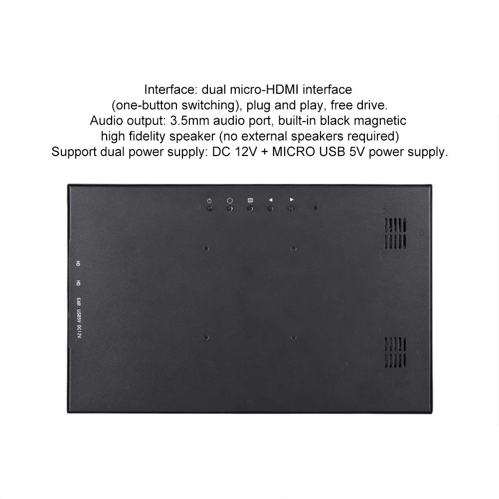 Дисплей Bewinner 13.3" 1080P 1920 x 1080 IPS HDR, ультратонкий, портативный, 2 x HDMI с держателем для Raspberry Pie, фото №2