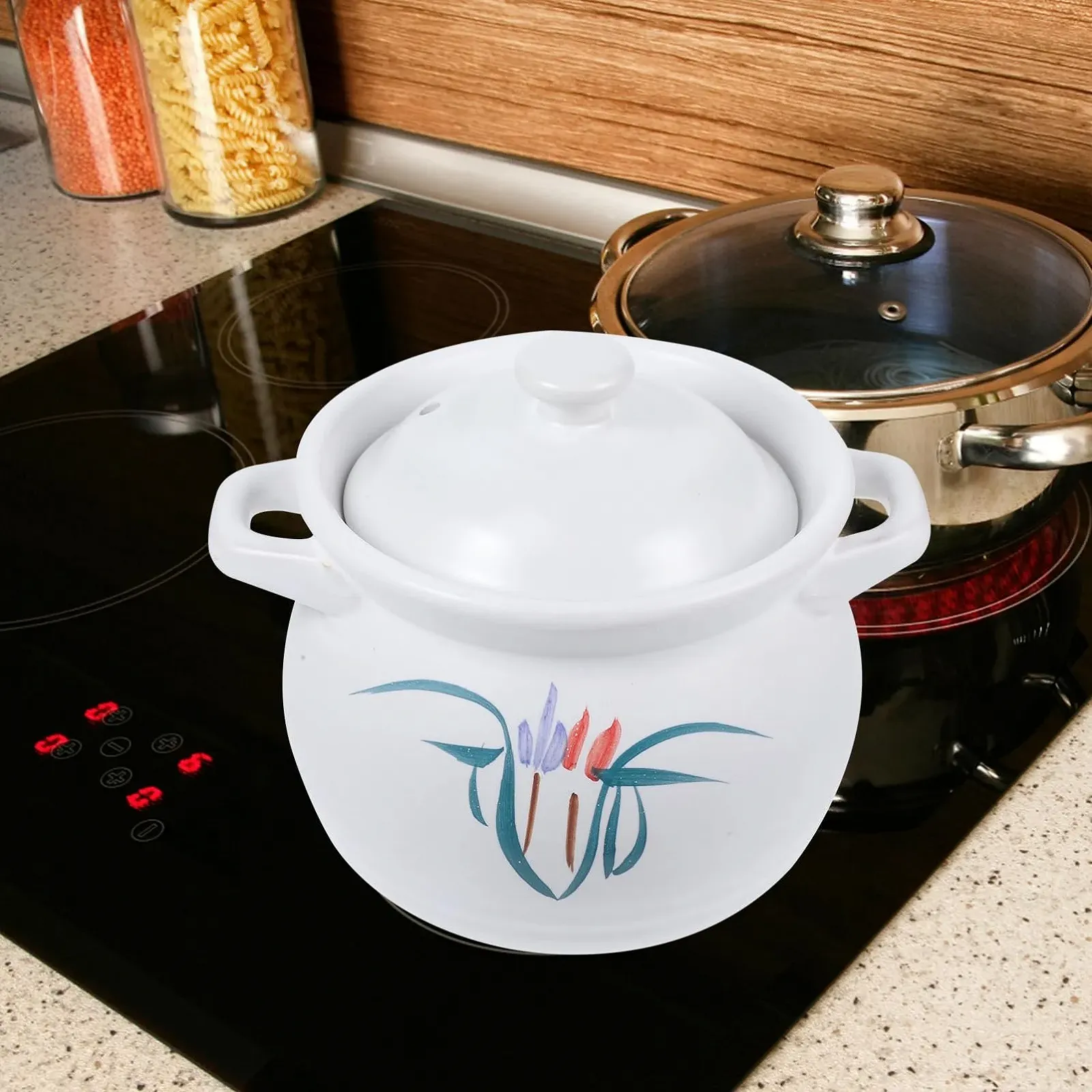 Кастрюля для супа керамическая 2 л Керамика, фото №5