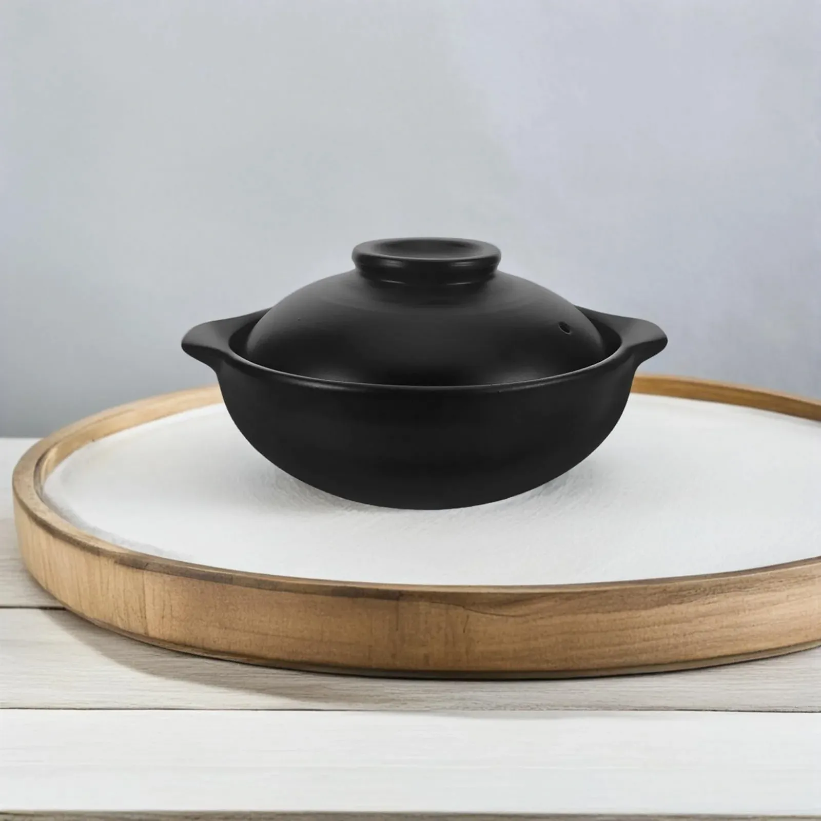 Горшок глиняный LABRIMP с крышкой термостойкий, фото №7