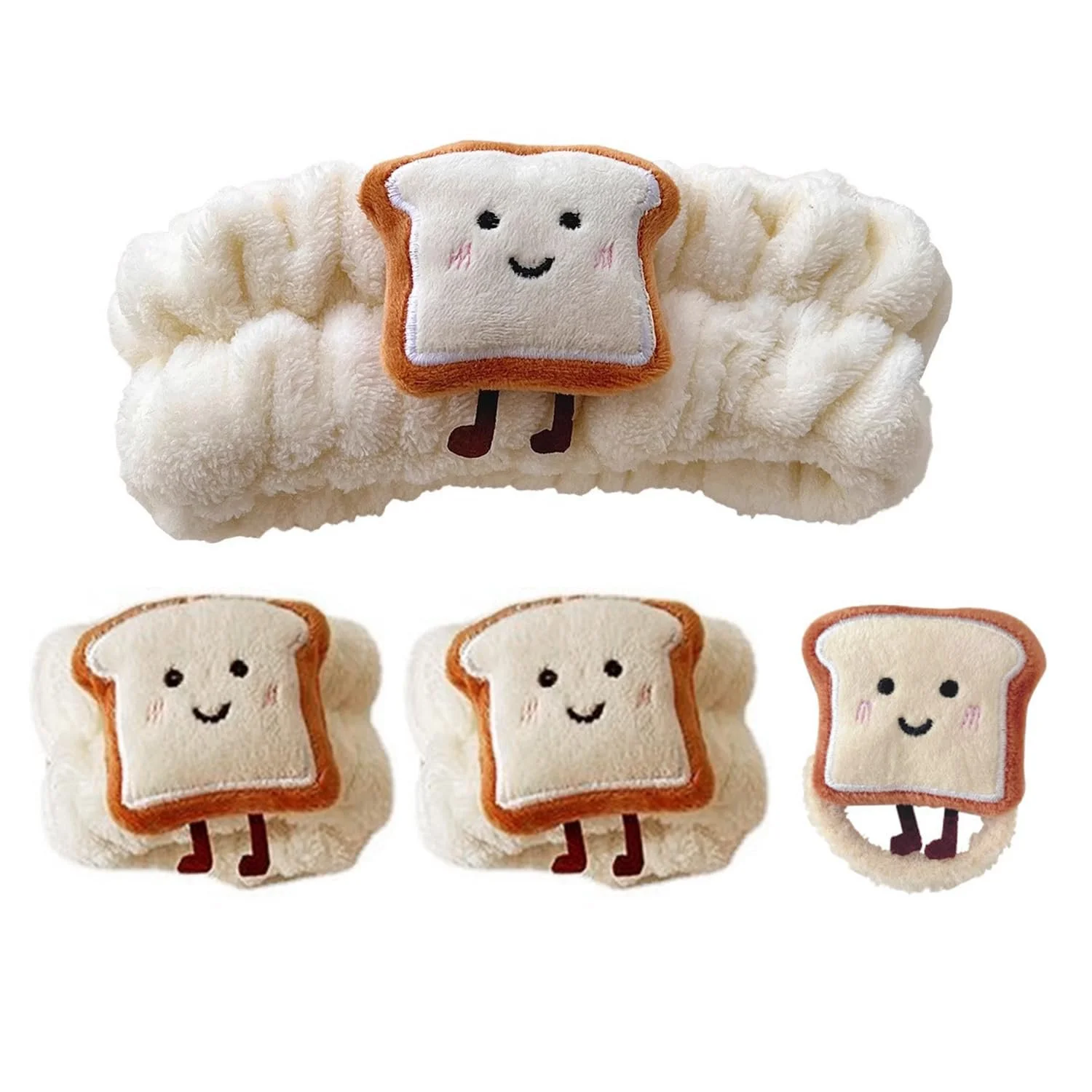 Косметична пов'язка на голову, еластичні, фото №1