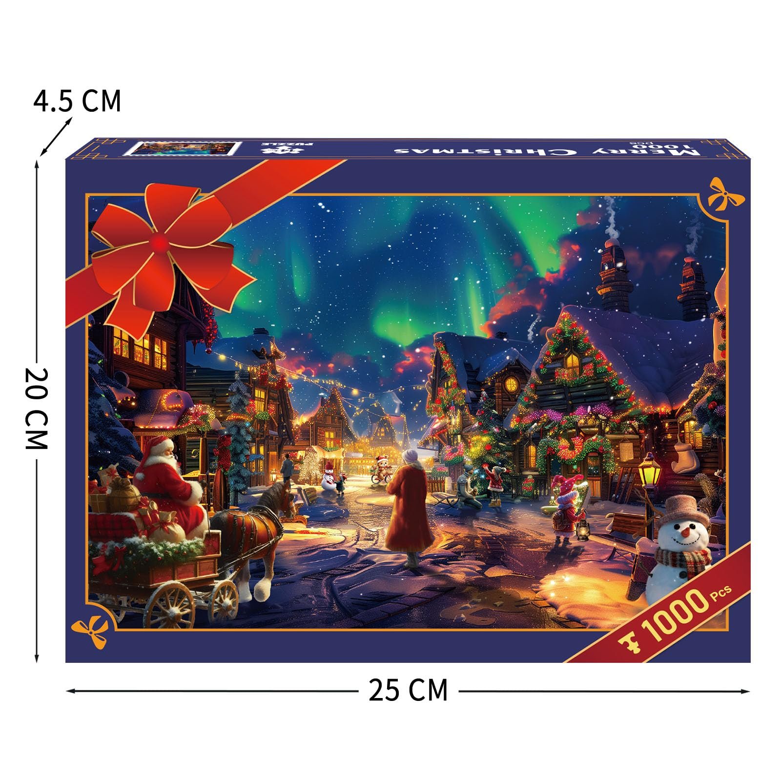 Пазл HUADADA Merry Christmas Night 1000 деталей, фото №1