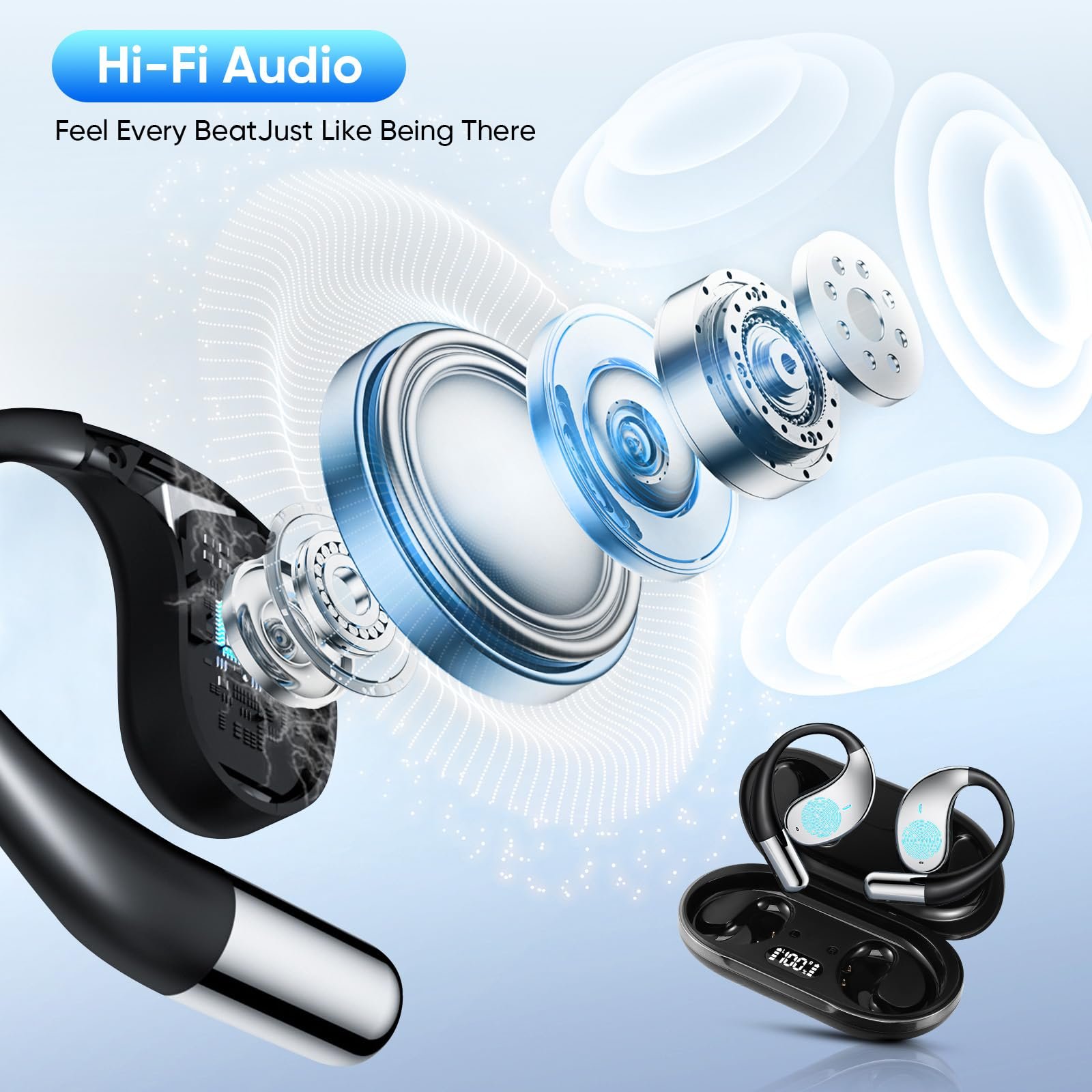 Наушники-переводчики AI 3-в-1, 150 языков AI, фото №6 Наушники-переводчики AI 3-в-1, 150 языков AI, фото №6