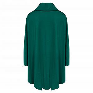 Пальто Generisch Женское Зимнее Длинный Рукав Двубортное Шерстяное Красный synthetic.ua - Фото 1