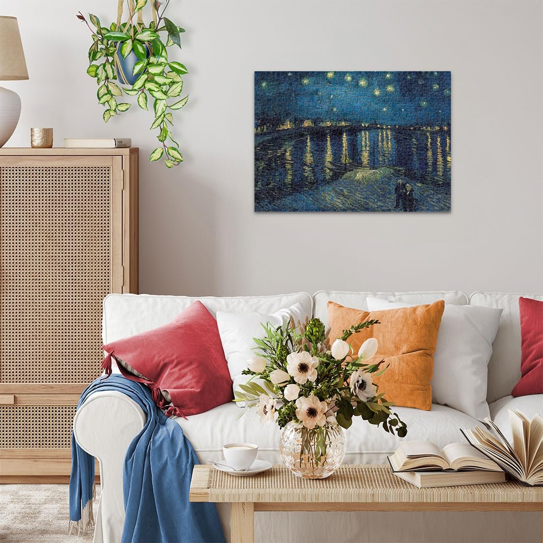Пазл Ravensburger Art Collection Ван Гог: Звездная ночь 1000 элементов 70 x 50 см, фото №4
