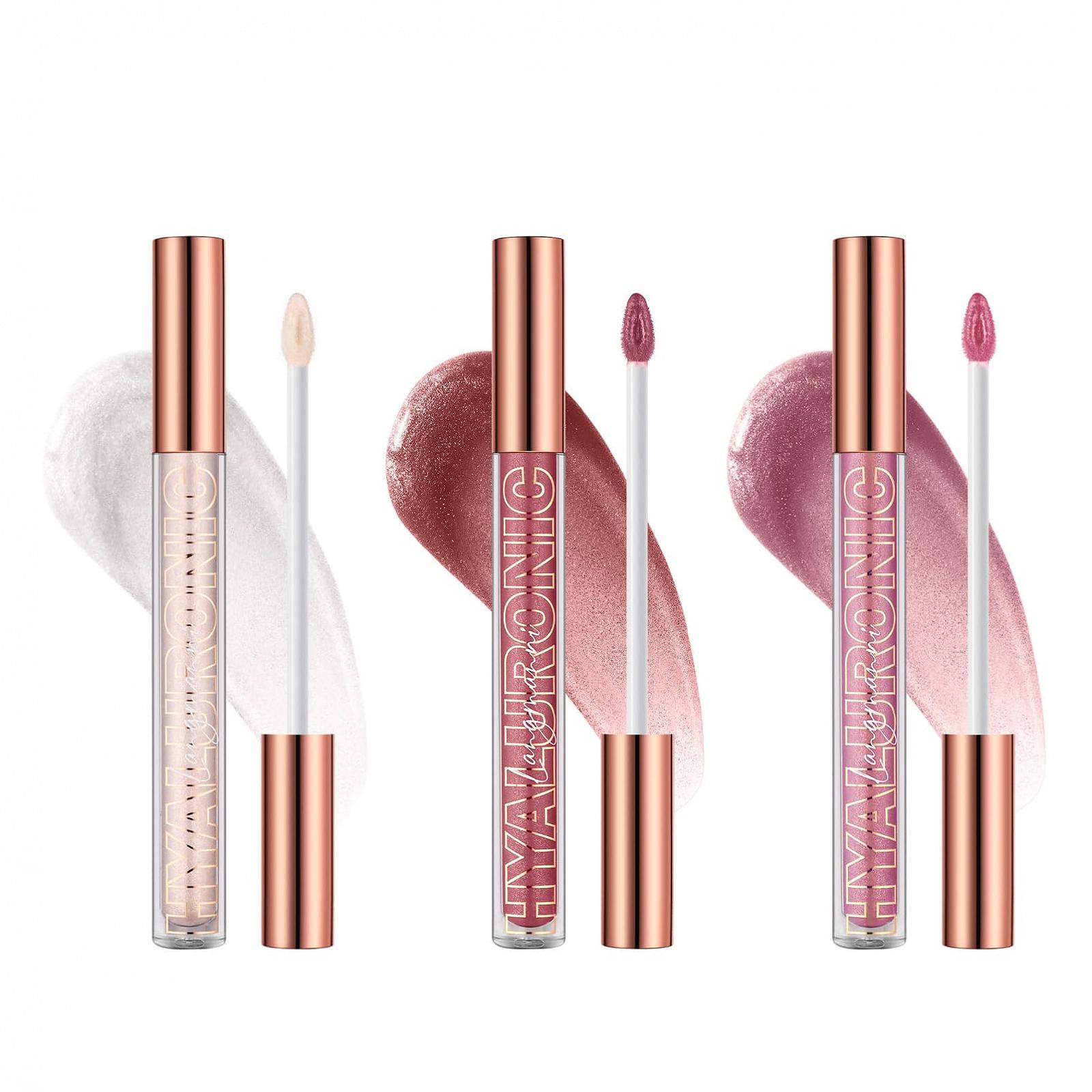 Набор блесков Lip Oil Hyaluronic Lip Glow Oil 3-Piece, фото №1