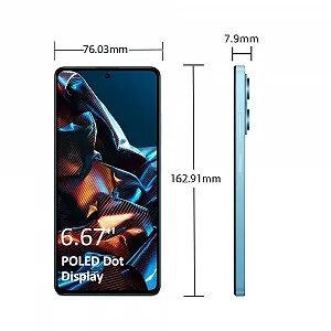 Смартфон Xiaomi Poco X5 Pro 5G 256 ГБ Horizon Blue synthetic.ua - Фото 1