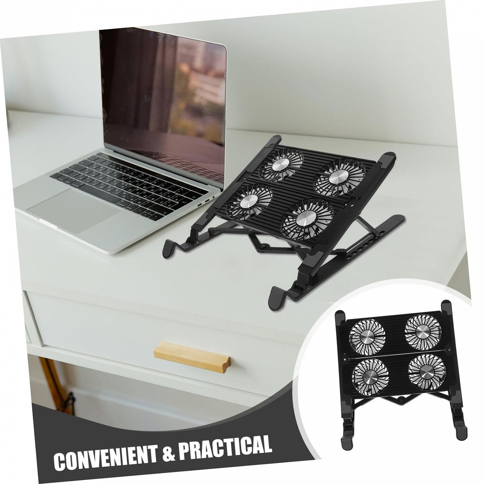 Охолоджуюча підставка для ноутбука iplusmile з USB вентилятором, регульована ергономічна, фото №9 Охолоджуюча підставка для ноутбука iplusmile з USB вентилятором, регульована ергономічна, фото №9