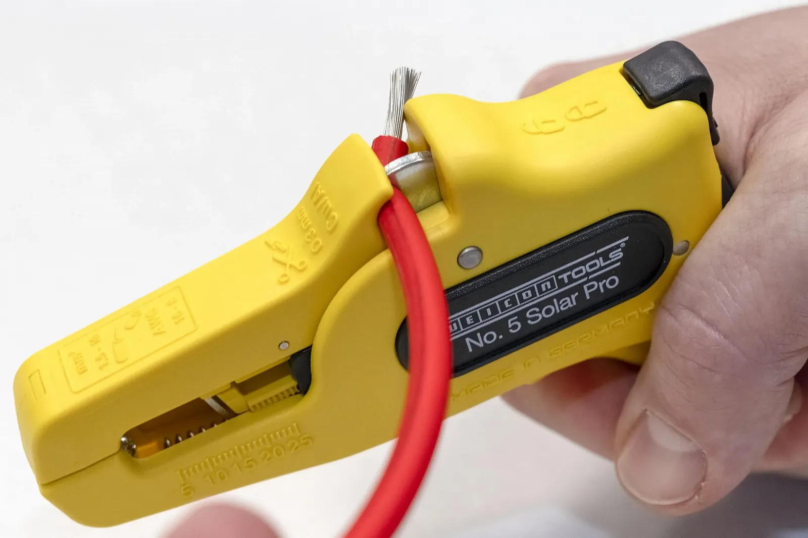 Стриппер WEICON Tools No. 5 Solar Pro для солнечных и фотоэлектрических кабелей 1.5-10 мм², фото №3