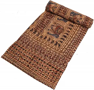 Покривало Блок-принт GURU SHOP Дизайн 26 Бавовна Односпальне 150 x 200 см - Фото 1