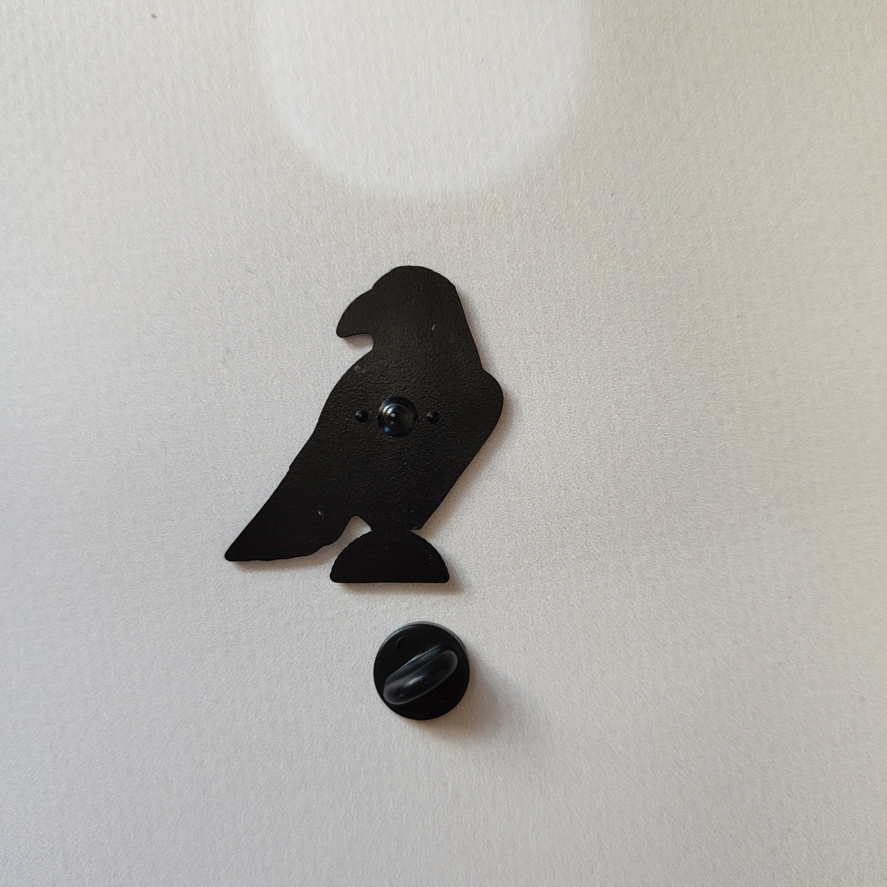 Металлический значок пин Механический ворон Стимпанк, фото №2