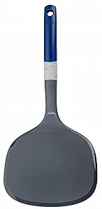 Лопатка для блинов Tasty 34 x 15.5 см термостойкая антипригарная Серо-голубая synthetic.ua - Фото 1