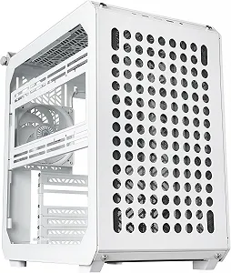 Корпус Cooler Master Qube 500 Flatpack / Без БП / EATX / USB Type-C / Стекло / Белый - Фото 1