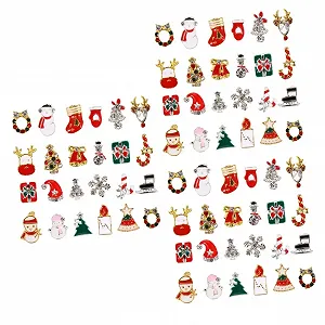 Украшения для ногтей Ёлка, бренд ABOOFAN, 6 коробок, сплав, рождественские, 3D - Фото 1