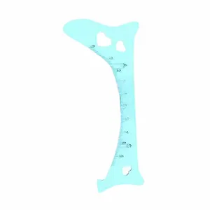 Інструмент для підводки очей PerfK Геометричний Шаблон Синій - Фото 1