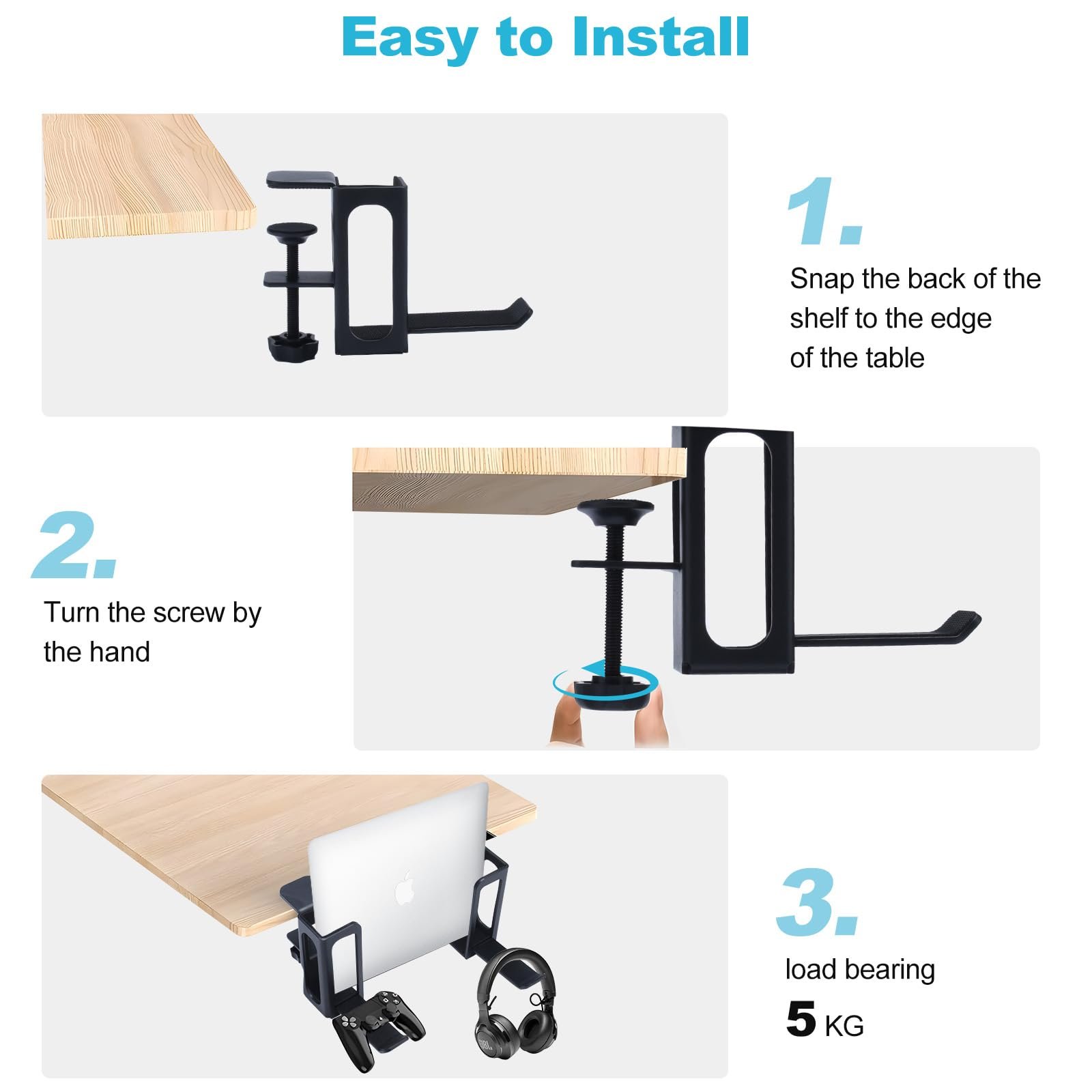 Підставка для ноутбука, Настільний тримач для ноутбука, Регульований тримач, фото №6 Підставка для ноутбука, Настільний тримач для ноутбука, Регульований тримач, фото №6