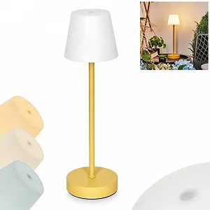 Настільна лампа Mazda LED Outdoor Пластик Жовтий / Білий 11 см USB-C Battery 2.2 Вт 250 Люмен - Фото 1