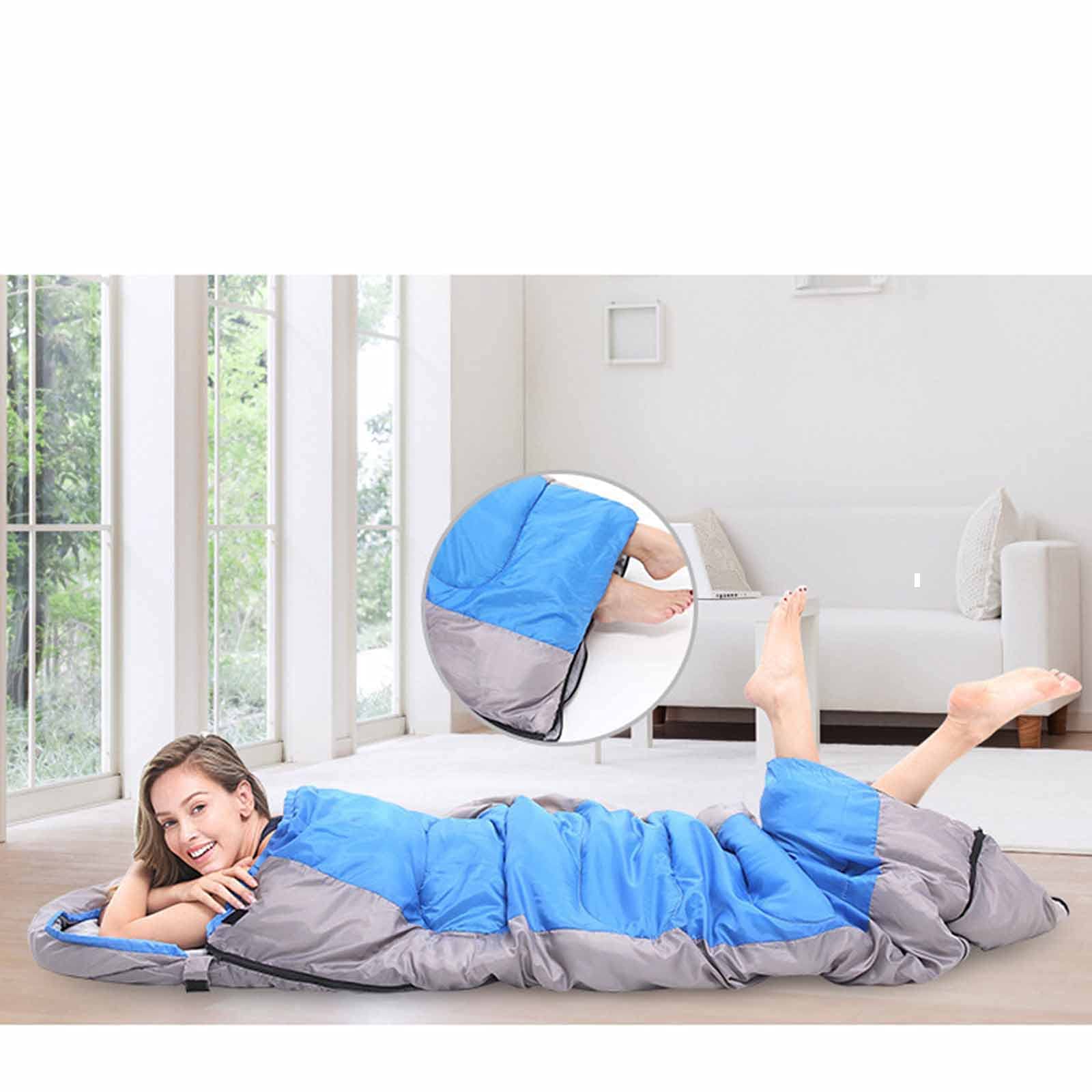 Спальний мішок MYVVKIA для дорослих і підлітків легкий теплий для холодної погоди всесезонний для внутрішнього і зовнішнього використання, фото №6