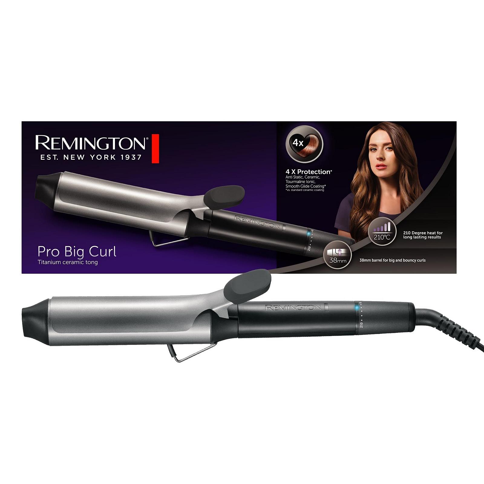 Плойка Remington Pro Big Curl CI5538 38 мм Срібляста/Сіра, фото №1 Плойка Remington Pro Big Curl CI5538 38 мм Срібляста/Сіра, фото №1
