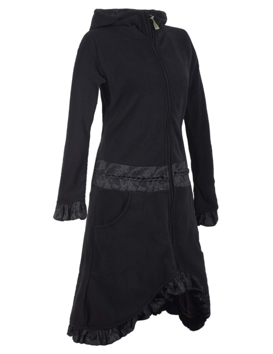 Пальто Elf Vishes из флиса с капюшоном и рюшами, фото №4 Пальто Elf Vishes из флиса с капюшоном и рюшами, фото №4