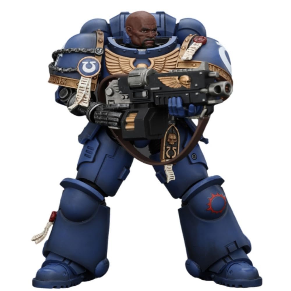Фигурка JOYTOY Warhammer 40k Space Marine Ultramarines Brother Chairon 12,7 см, масштаб 1/18, фото №2