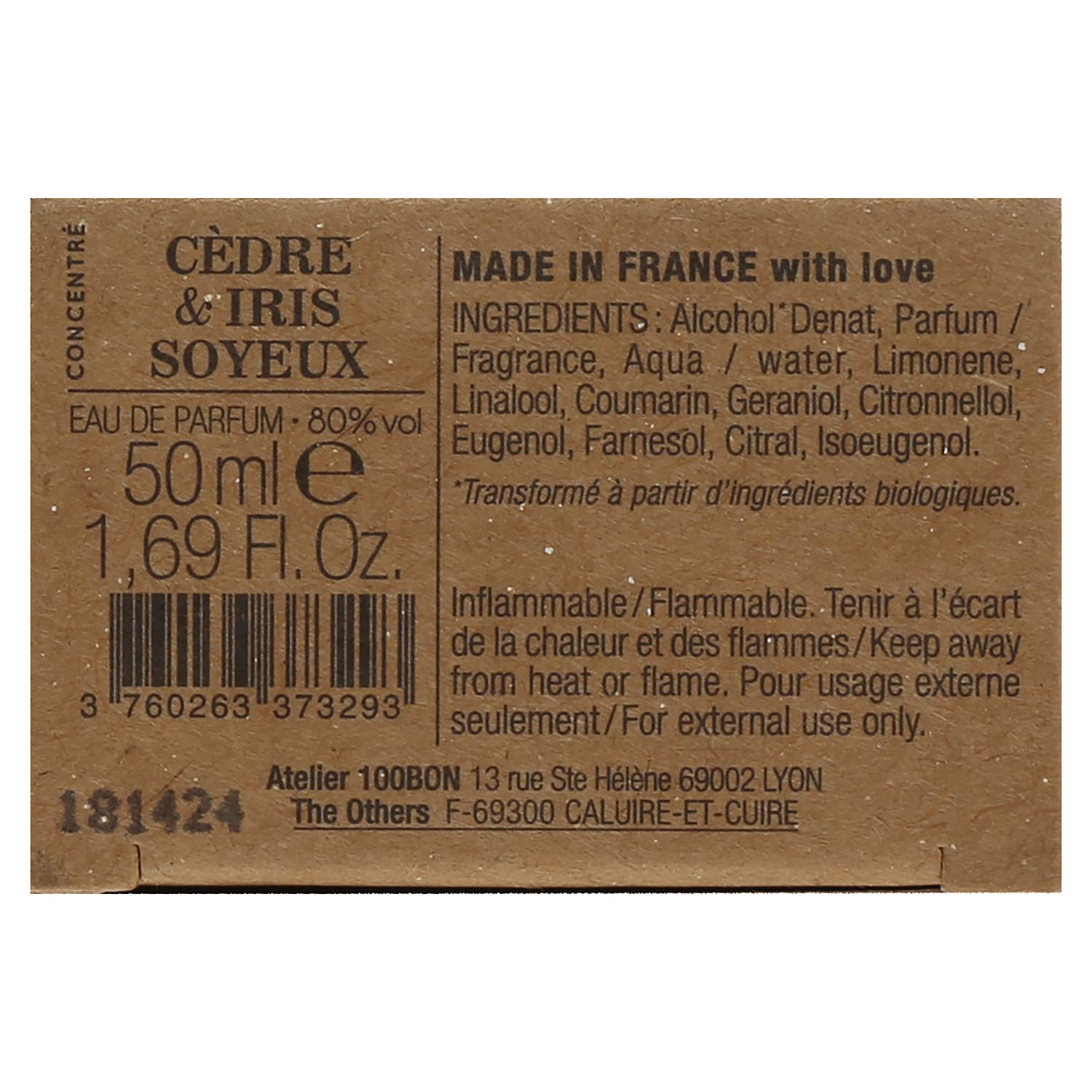 Eau de Parfum 100BON Cèdre & Iris Soyeux, фото №5 Eau de Parfum 100BON Cèdre & Iris Soyeux, фото №5
