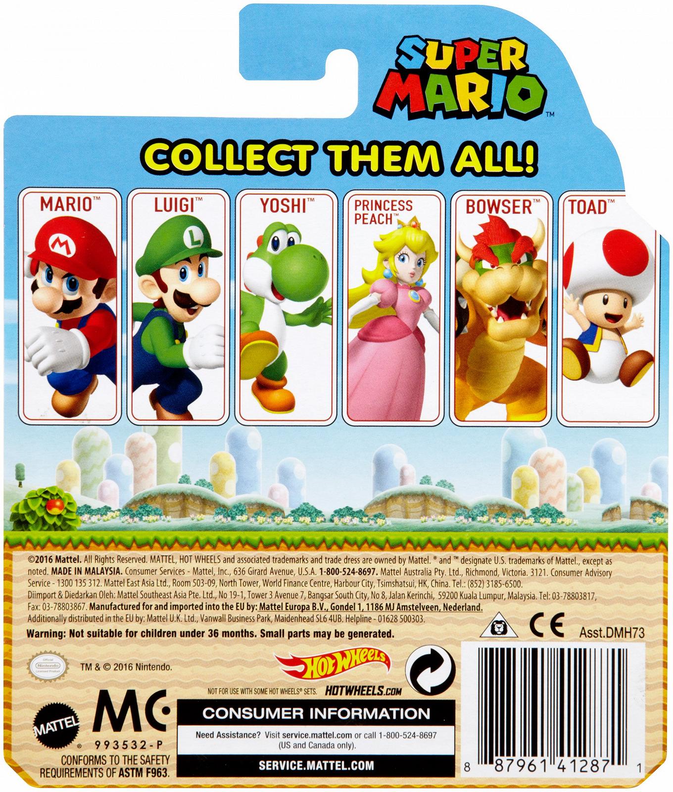 Hot Wheels Super Mario Персонаж машина Масштаб 1:64 Princess Peach, фото №5