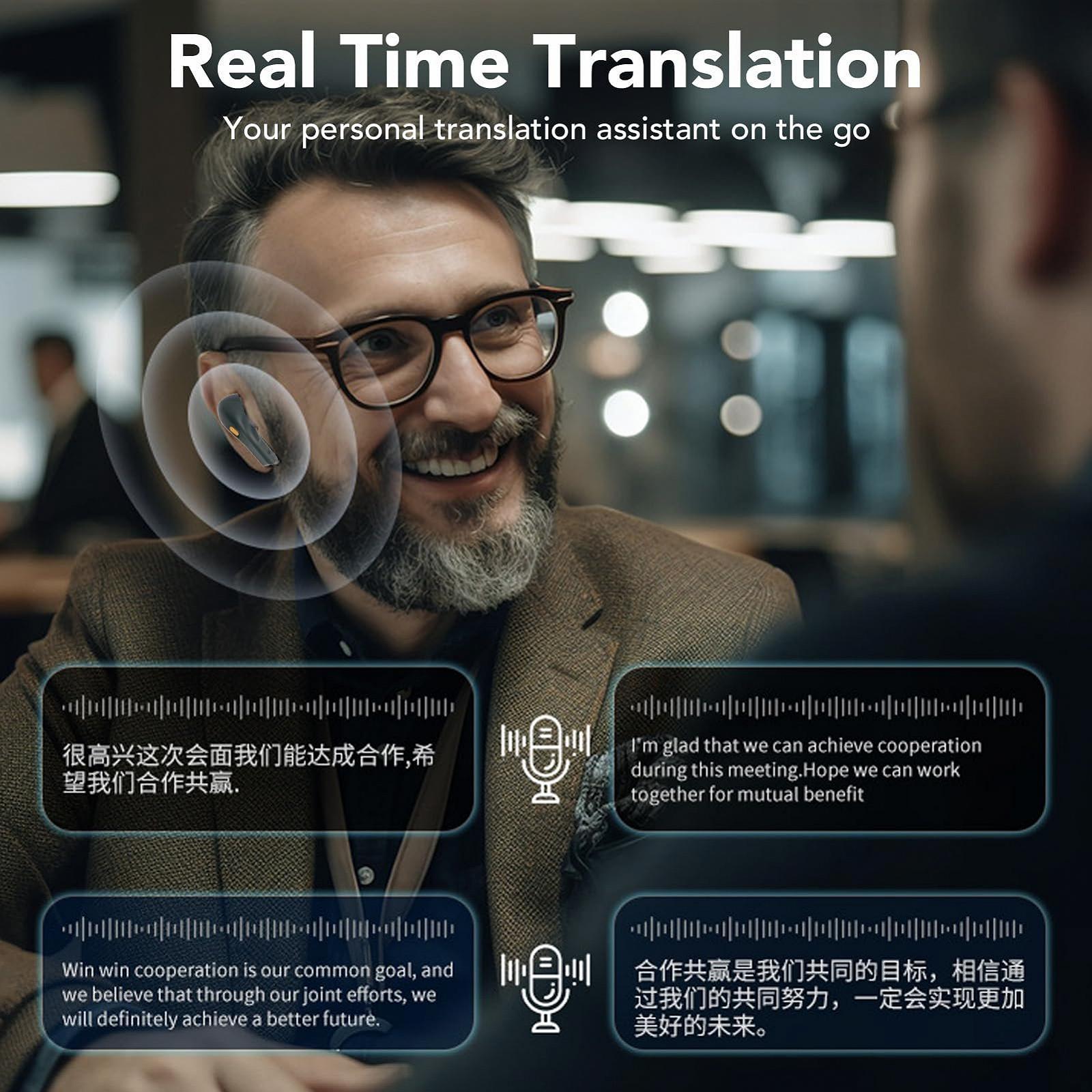 Навушники-перекладачі Зелений, фото №4