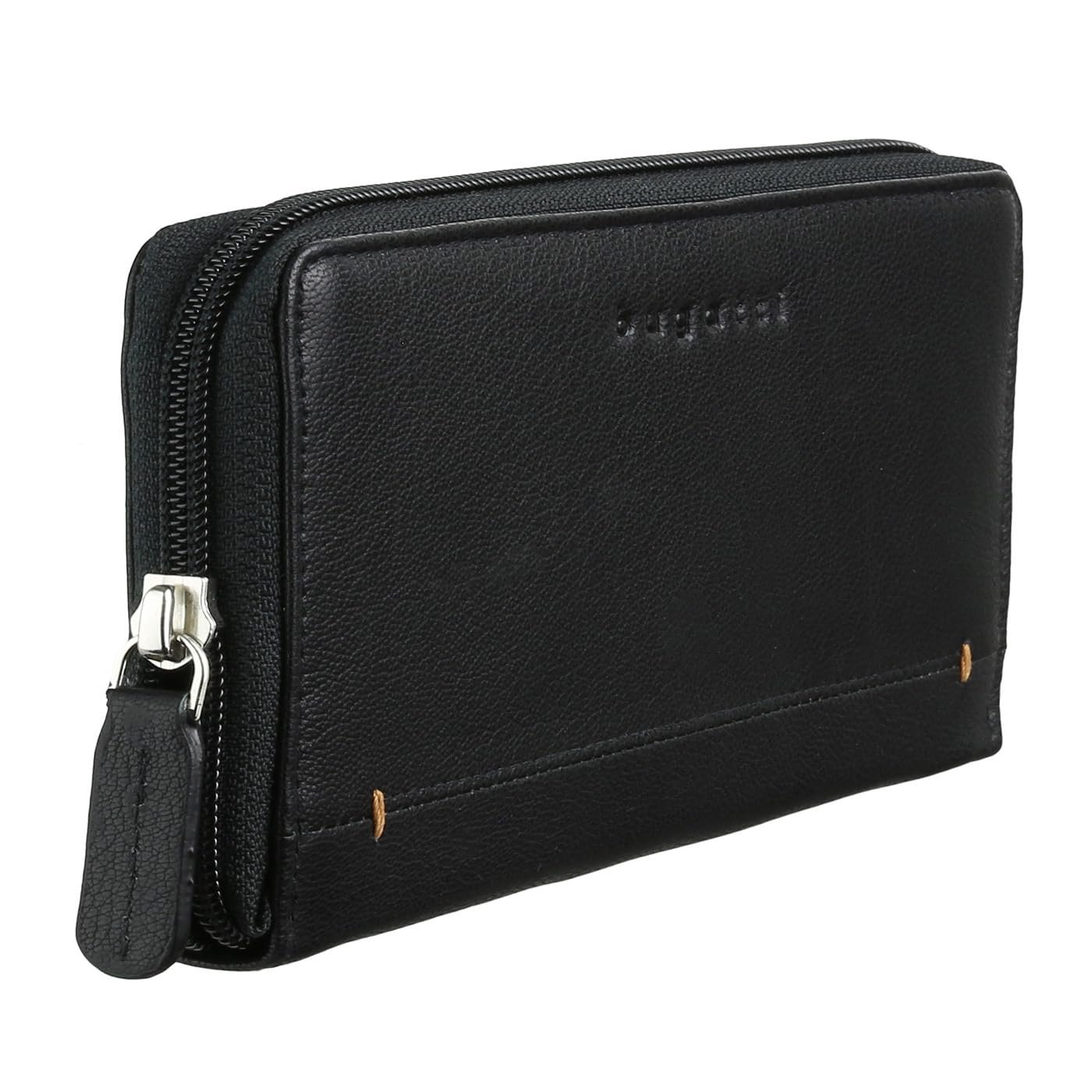 Кошелек Женский Кожаный Bugatti Punto Stitch RFID Длинный Кошелек на Молнии 49225301, фото №2