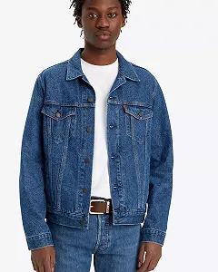 Мужская куртка Levis - The Trucker Jacket Watermarks Embossed - XS - Фото 1
