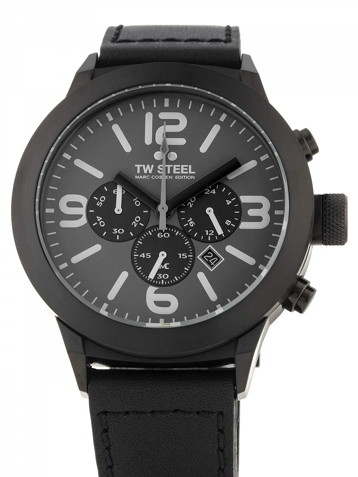 Хронограф TW Steel Marc Coblen TWMC39 Edition Ремінець шкіряний 45 мм, фото №2 Хронограф TW Steel Marc Coblen TWMC39 Edition Ремінець шкіряний 45 мм, фото №2