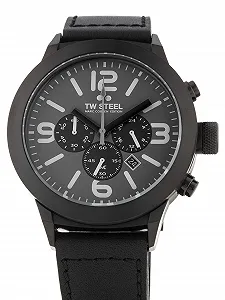 Хронограф TW Steel Marc Coblen TWMC39 Edition Ремінець шкіряний 45 мм synthetic.ua - Фото 1
