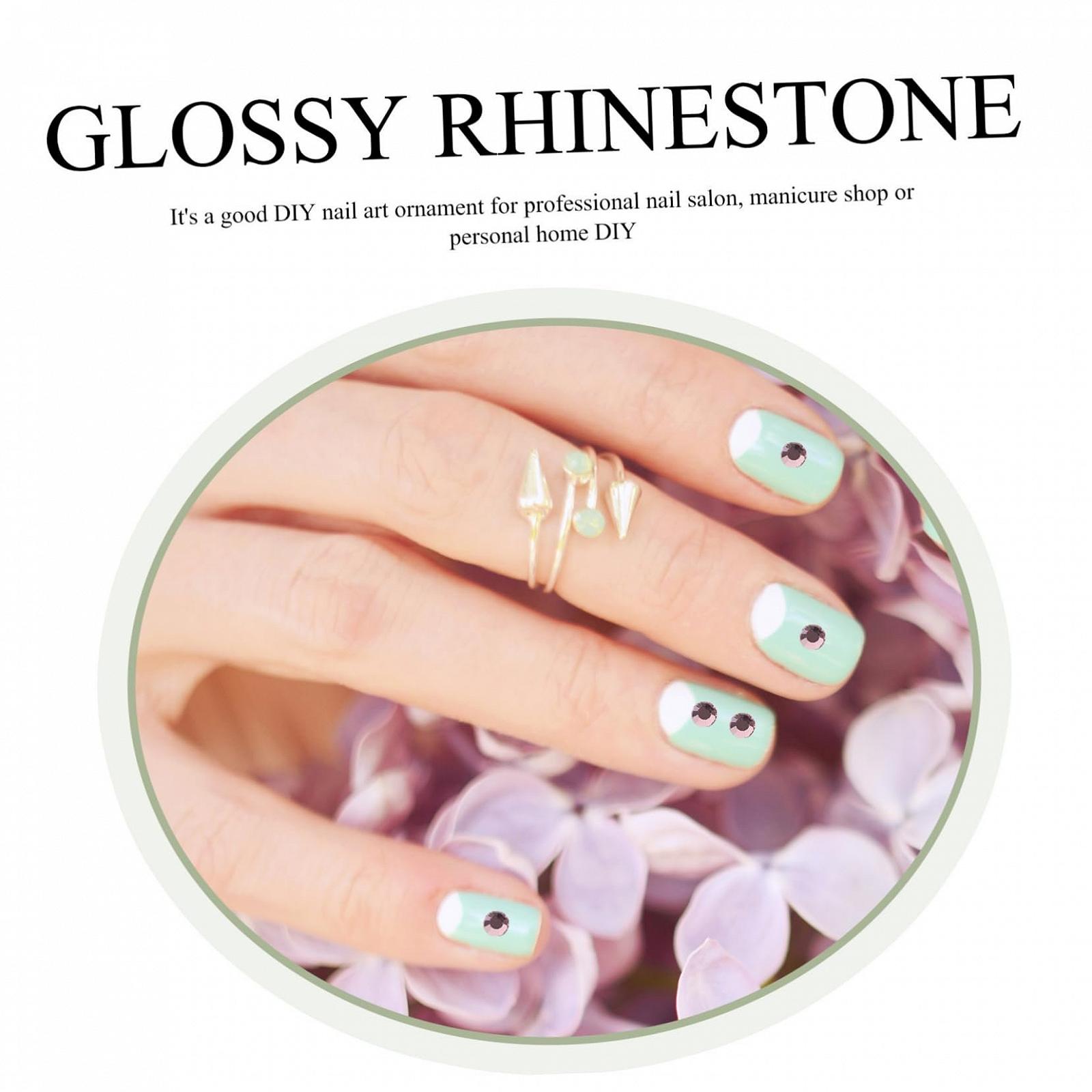 Стразы для ногтей Healvian, 5 шт, цветные, фото №7