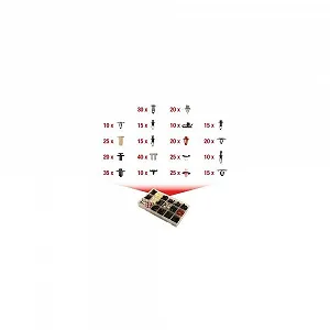 Комплект клипс кузова KS TOOLS 420.0800 - Фото 1