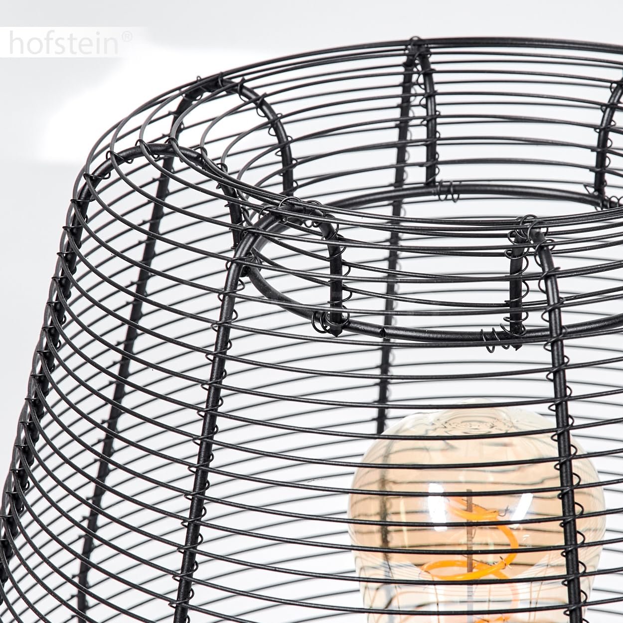 Настільна лампа HOFSTEIN Oravi E27 28 см Black, фото №4