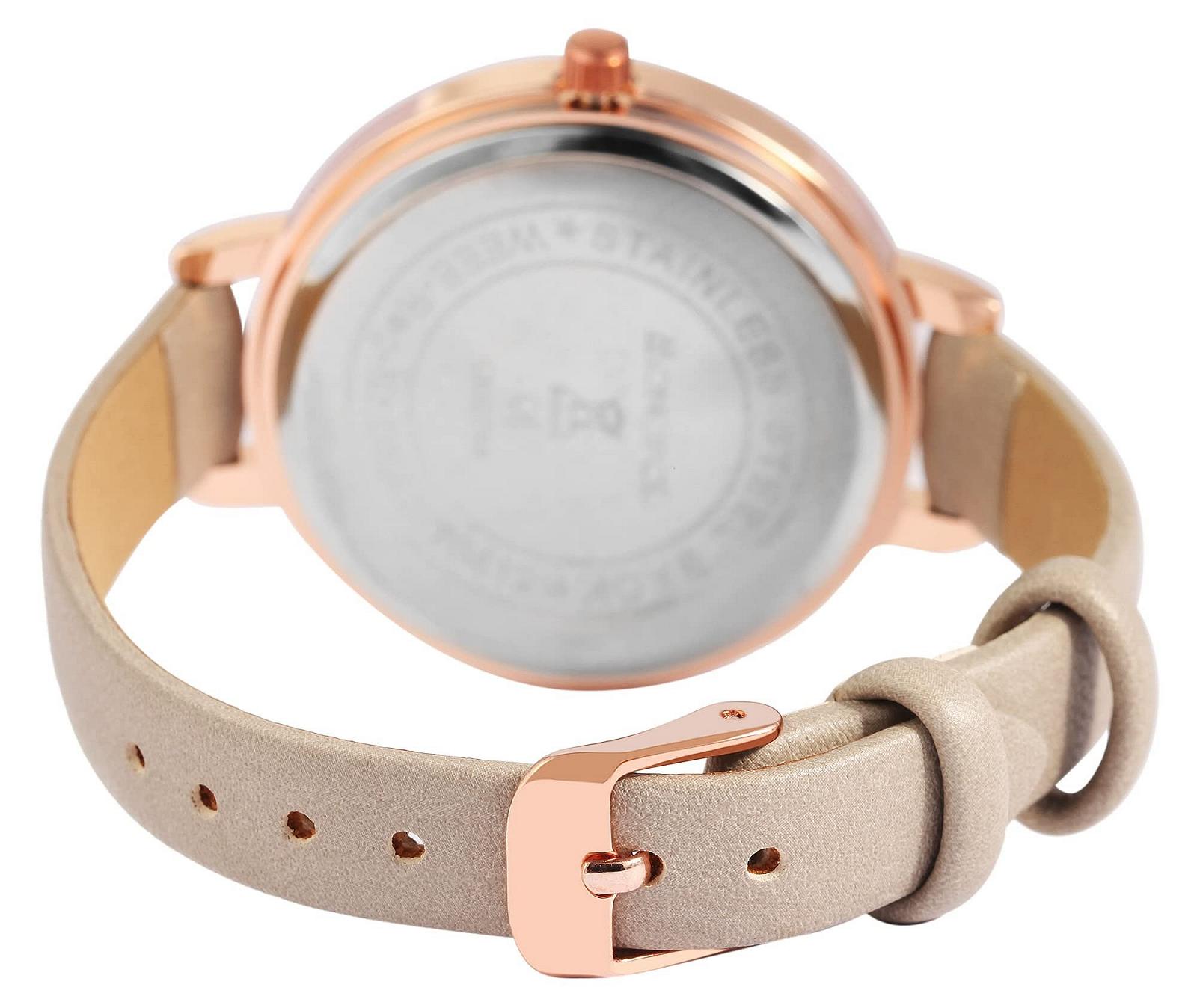 Жіночий годинник Excellanc Метелик Рожевий Золото Аналоговий Штучна Шкіра Кварцовий Наручний Годинник, різнокольоровий, Ремінець, фото №3