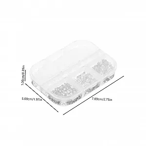 Украшения для ногтей Housoutil, пластиковые жемчужины для гелевых ногтей, маленькие подвески для ногтей с плоской задней частью, аксессуары для нейл-арта для DIY-проектов synthetic.ua - Фото 1