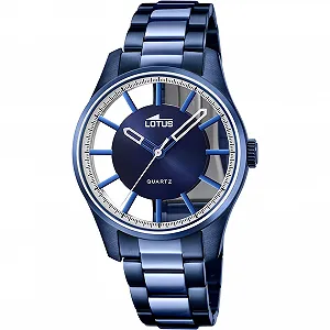 Часы Lotus Мужские из нержавеющей стали Синий synthetic.ua - Фото 1